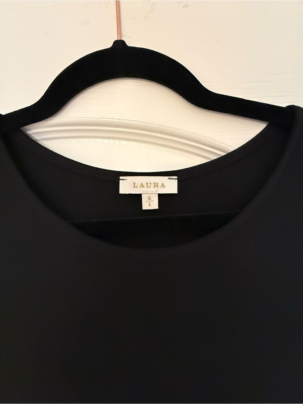 Laura Sleeveless Black Peplum Tank Top - Picture 4 of 5